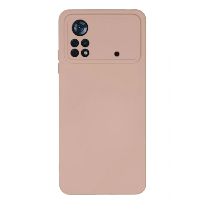 Xiaomi Poco X4 Pro 5G Kılıf Nano içi Kadife Silikon - Pudra