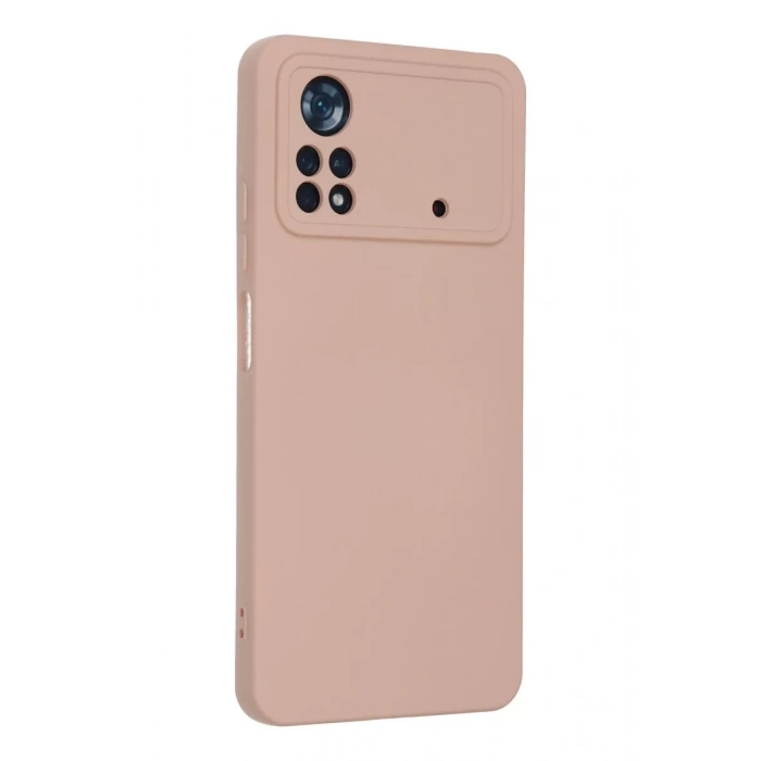 Xiaomi Poco X4 Pro 5G Kılıf Nano içi Kadife Silikon - Pudra