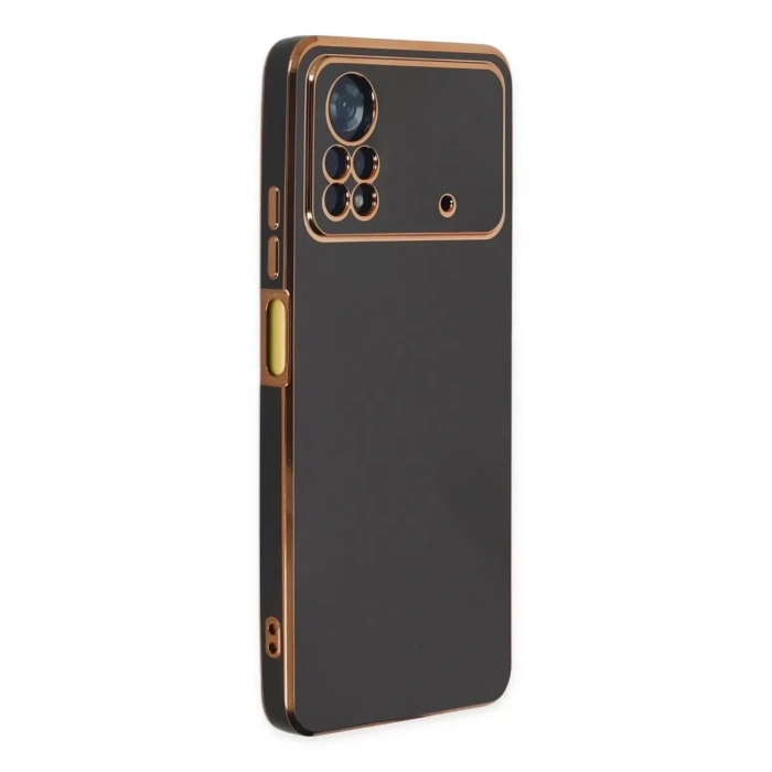 Xiaomi Poco X4 Pro 5G Kılıf Volet Silikon - Siyah