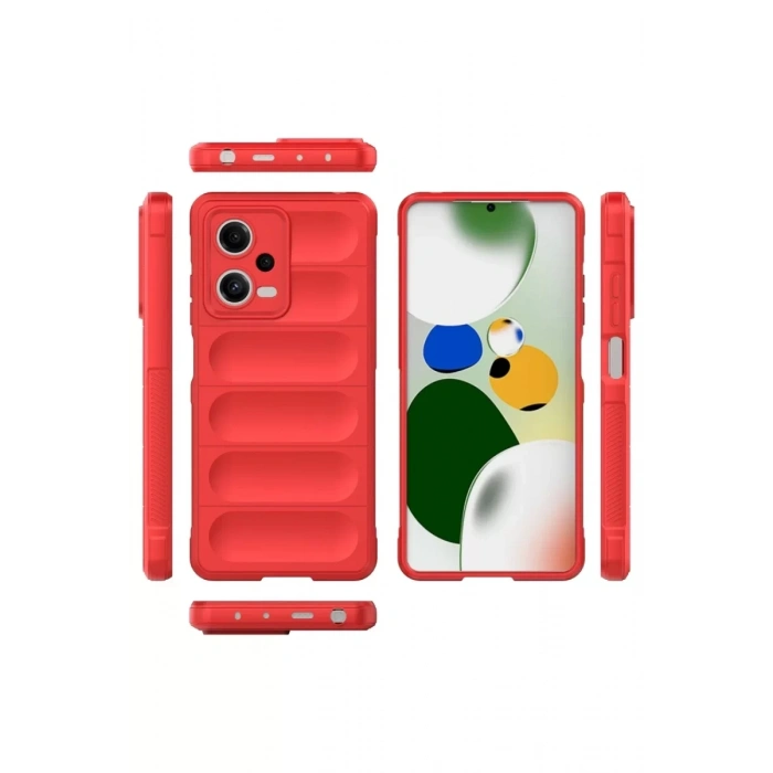 Xiaomi Poco X5 5G Kılıf Optimum Silikon - Kırmızı