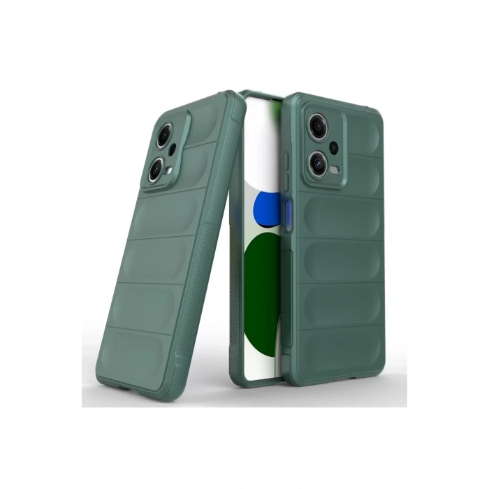 Xiaomi Poco X5 5G Kılıf Optimum Silikon - Koyu Yeşil