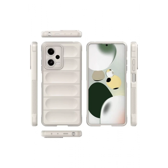 Xiaomi Poco X5 5G Kılıf Optimum Silikon - Krem