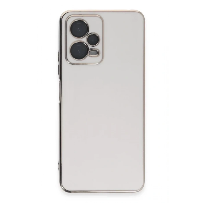 Xiaomi Poco X5 5G Kılıf Volet Silikon - Beyaz