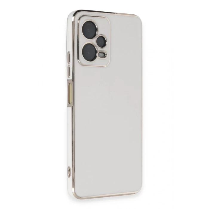 Xiaomi Poco X5 5G Kılıf Volet Silikon - Beyaz