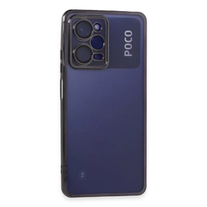 Xiaomi Poco X5 Pro 5G Kılıf Lensli Silikon - Mor