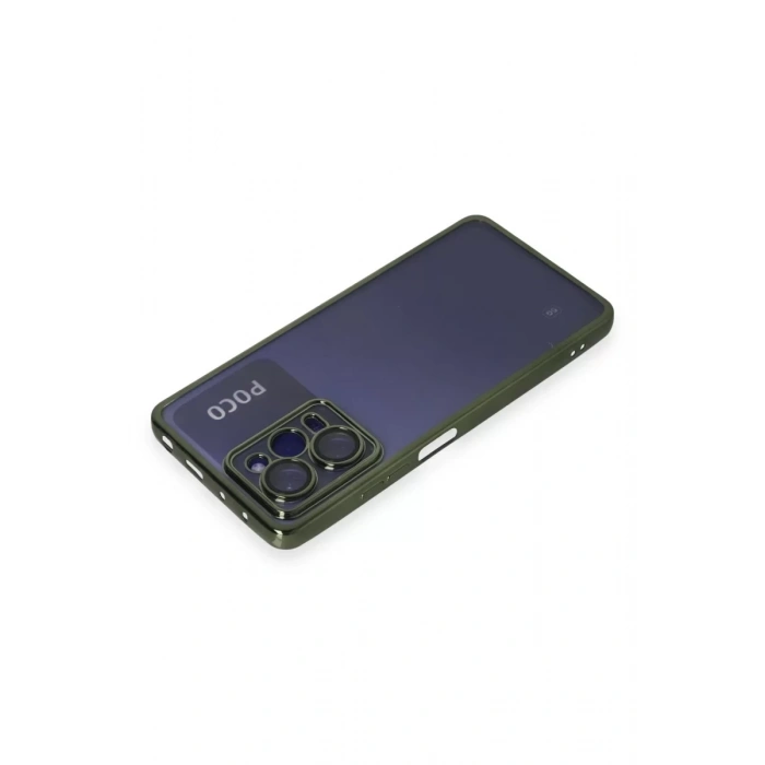 Xiaomi Poco X5 Pro 5G Kılıf Lensli Silikon - Yeşil
