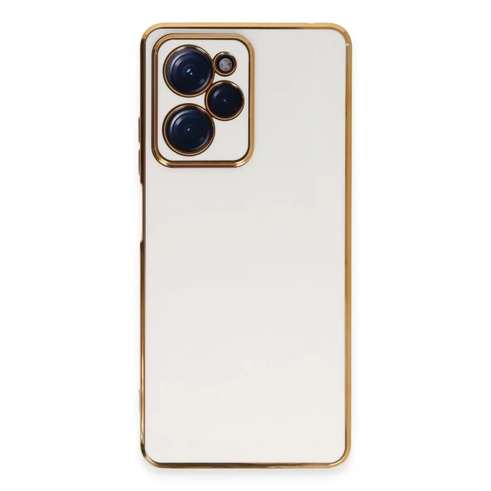 Xiaomi Poco X5 Pro 5G Kılıf Volet Silikon - Beyaz