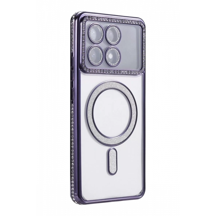 Xiaomi Poco X6 Pro Joke Simli Magneticsafe Kılıf - Derin Mor
