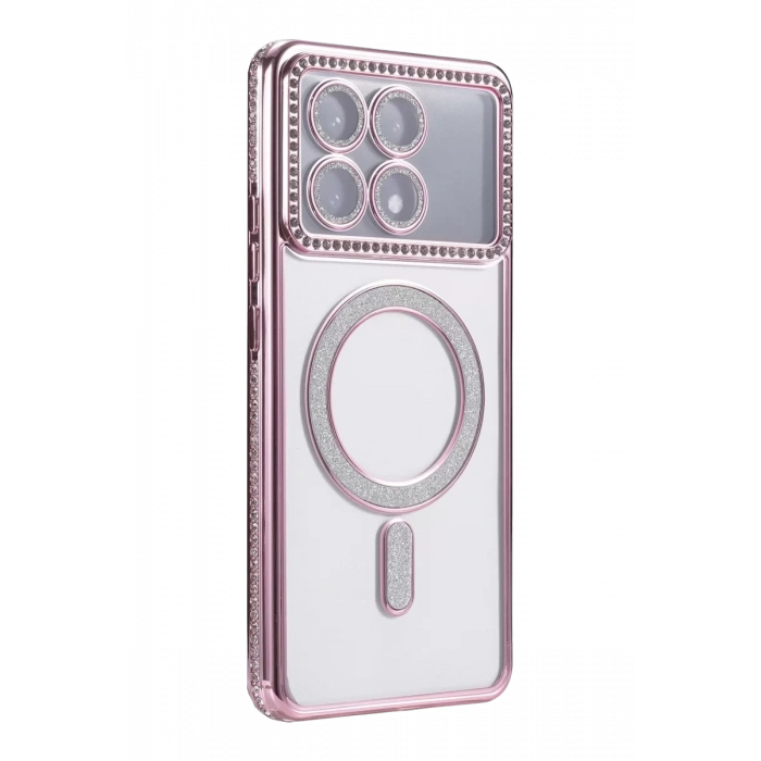 Xiaomi Poco X6 Pro Joke Simli Magneticsafe Kılıf - Pembe