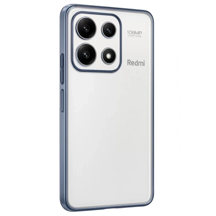 Xiaomi Poco X6 Pro Kılıf Lensli Silikon - Açık Mavi
