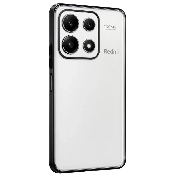 Xiaomi Poco X6 Pro Kılıf Lensli Silikon - Siyah
