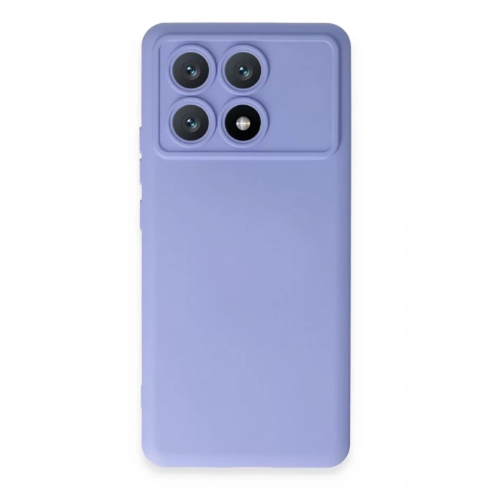 Xiaomi Poco X6 Pro Kılıf Nano içi Kadife Silikon - Lila