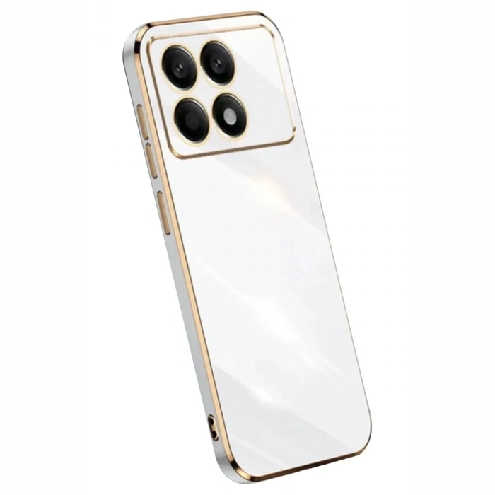 Xiaomi Poco X6 Pro Kılıf Volet Silikon - Beyaz