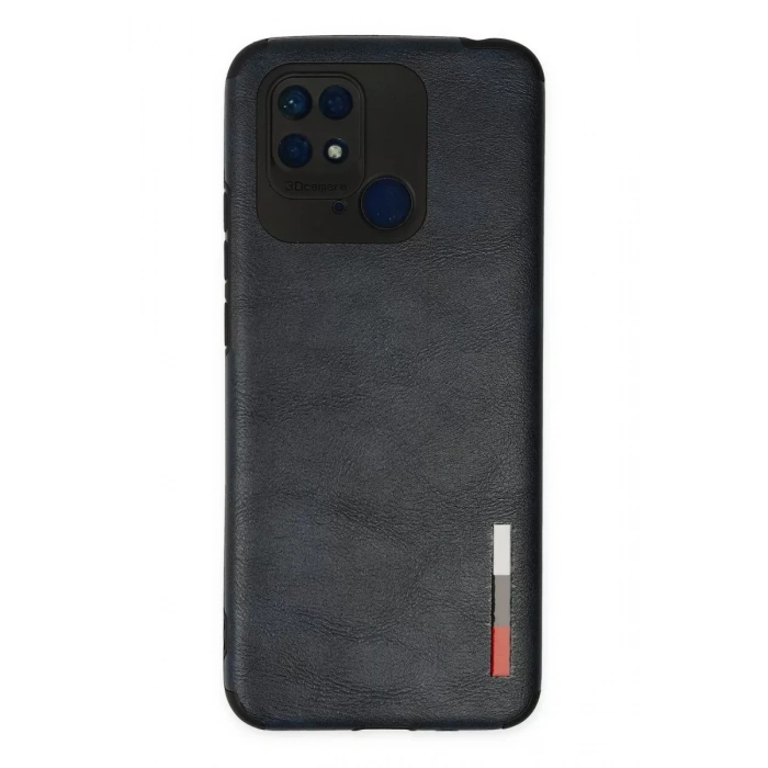 Xiaomi Redmi 10C Kılıf Loop Deri Silikon - Lacivert