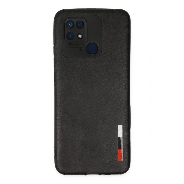 Xiaomi Redmi 10C Kılıf Loop Deri Silikon - Siyah