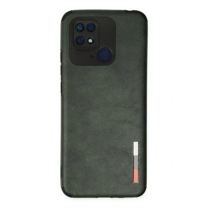 Xiaomi Redmi 10C Kılıf Loop Deri Silikon - Yeşil