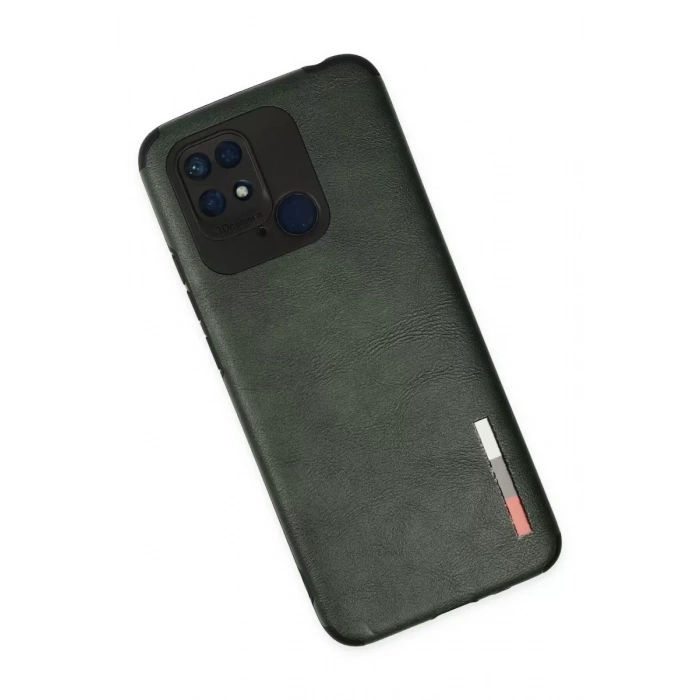 Xiaomi Redmi 10C Kılıf Loop Deri Silikon - Yeşil