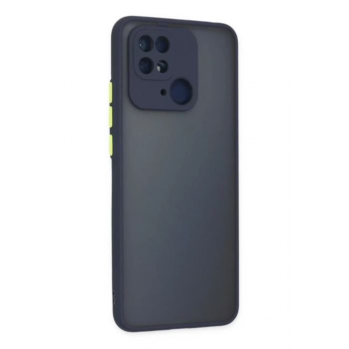 Xiaomi Redmi 10C Kılıf Montreal Silikon Kapak - Lacivert