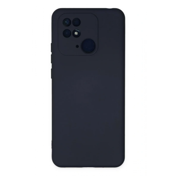 Xiaomi Redmi 10C Kılıf Nano içi Kadife Silikon - Lacivert