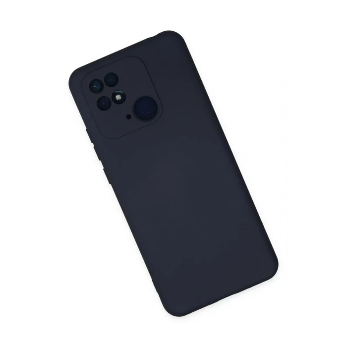 Xiaomi Redmi 10C Kılıf Nano içi Kadife Silikon - Lacivert
