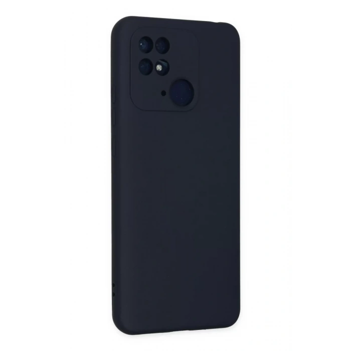Xiaomi Redmi 10C Kılıf Nano içi Kadife Silikon - Lacivert