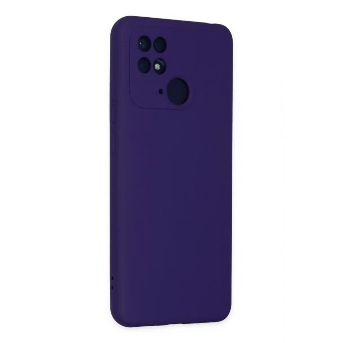 Xiaomi Redmi 10C Kılıf Nano içi Kadife Silikon - Mor