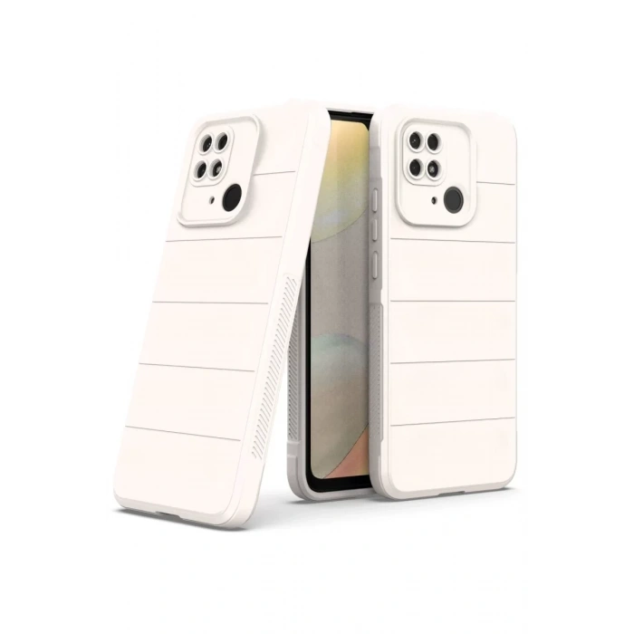 Xiaomi Redmi 10C Kılıf Optimum Silikon - Krem