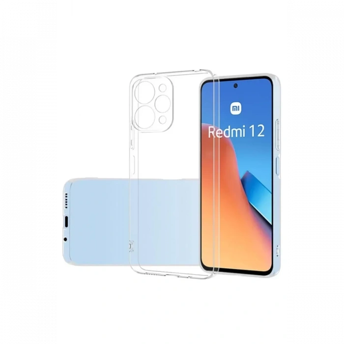 Xiaomi Redmi 12 Kılıf Lüx Şeffaf Silikon