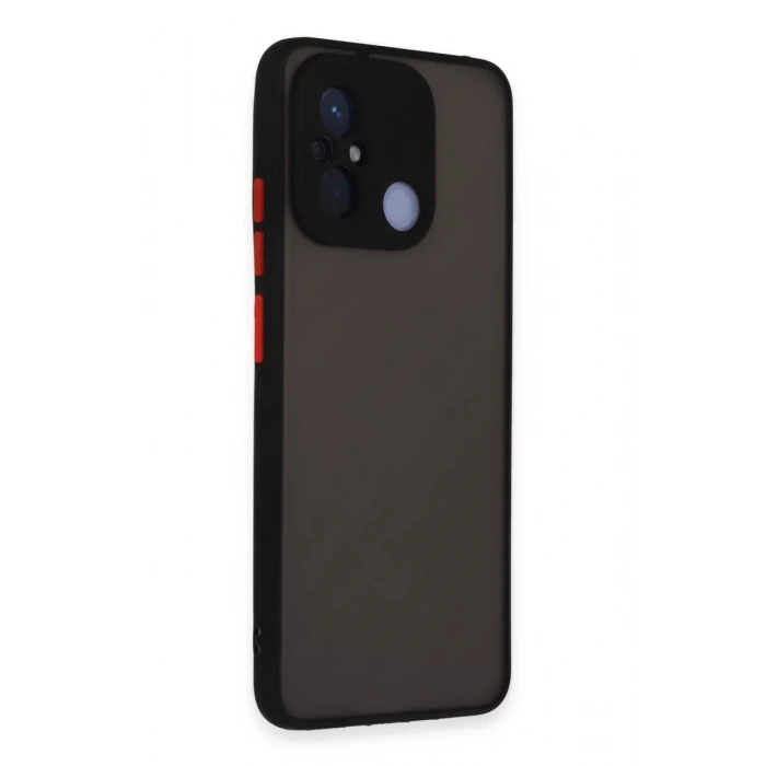 Xiaomi Redmi 12C Kılıf Montreal Silikon Kapak - Siyah