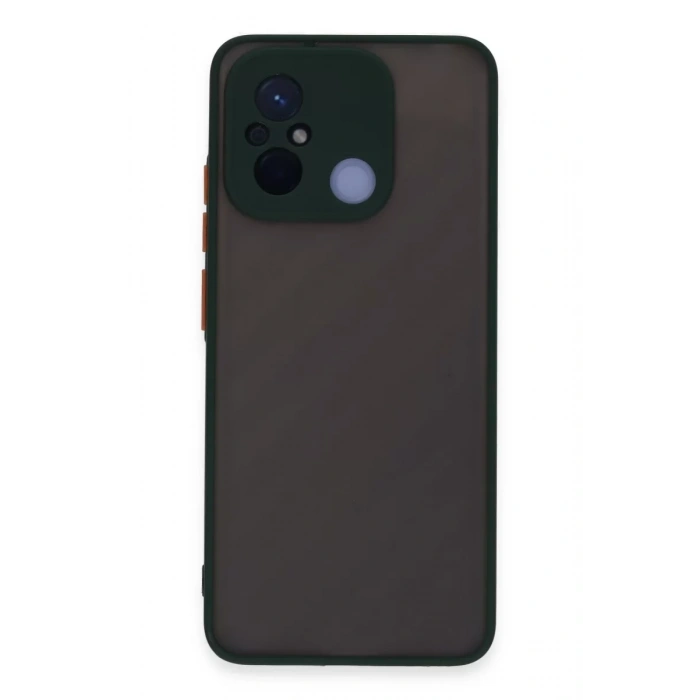 Xiaomi Redmi 12C Kılıf Montreal Silikon Kapak - Yeşil