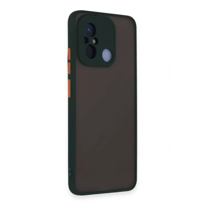 Xiaomi Redmi 12C Kılıf Montreal Silikon Kapak - Yeşil