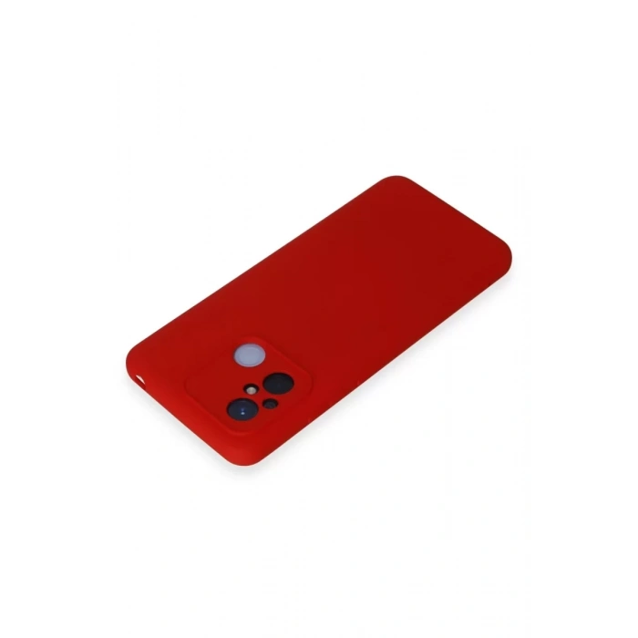 Xiaomi Redmi 12C Kılıf Nano içi Kadife Silikon - Kırmızı