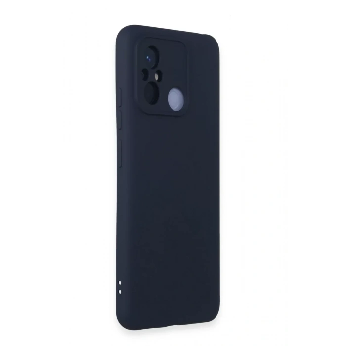 Xiaomi Redmi 12C Kılıf Nano içi Kadife Silikon - Lacivert