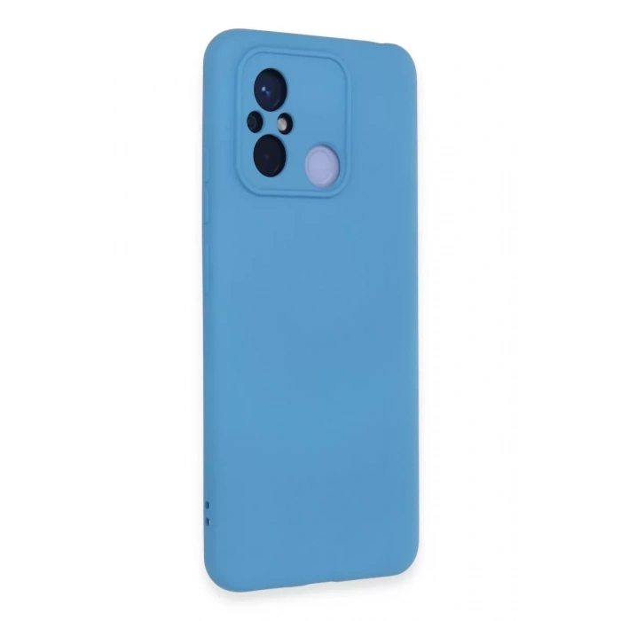 Xiaomi Redmi 12C Kılıf Nano içi Kadife Silikon - Mavi