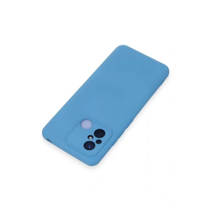 Xiaomi Redmi 12C Kılıf Nano içi Kadife Silikon - Mavi