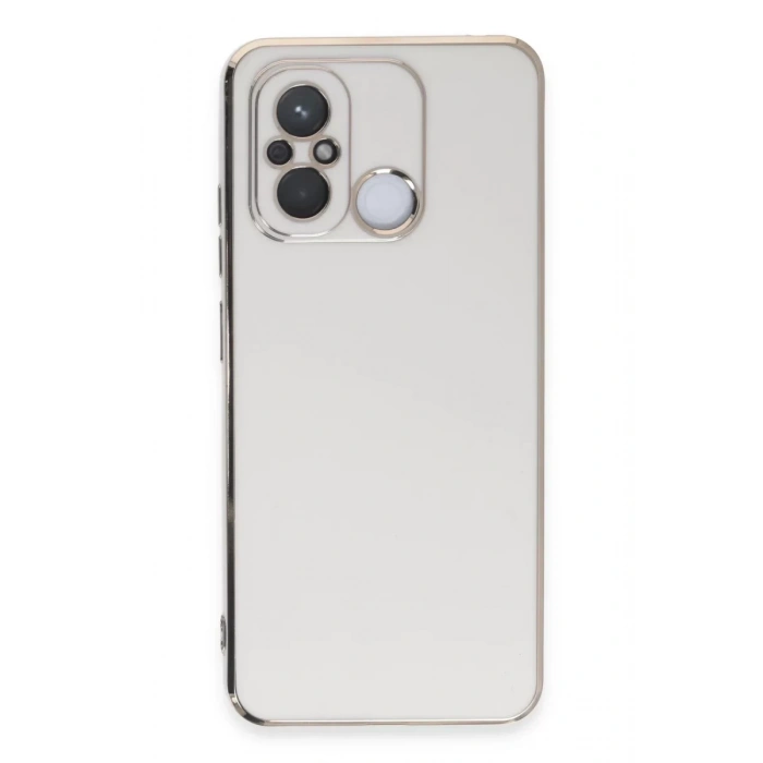 Xiaomi Redmi 12C Kılıf Volet Silikon - Beyaz