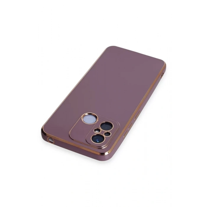 Xiaomi Redmi 12C Kılıf Volet Silikon - Mor
