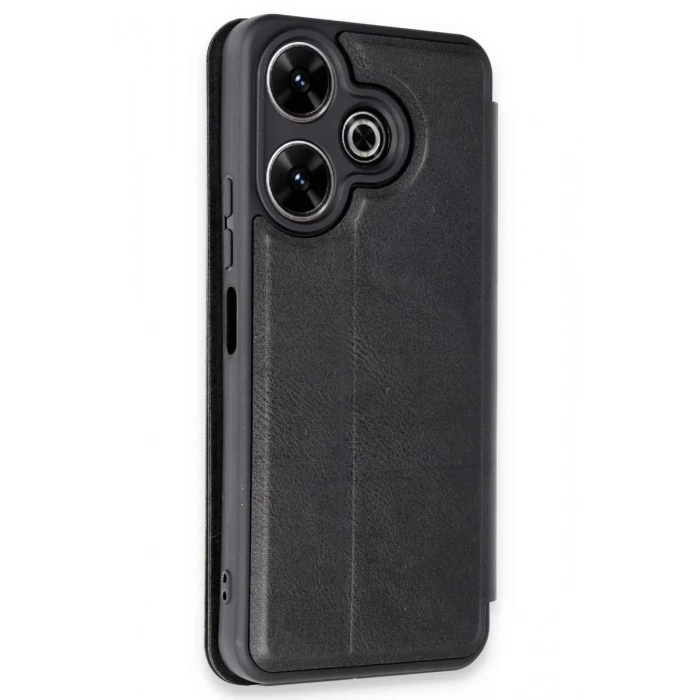 Xiaomi Redmi 13 4G Kılıf Flip Cover - Siyah