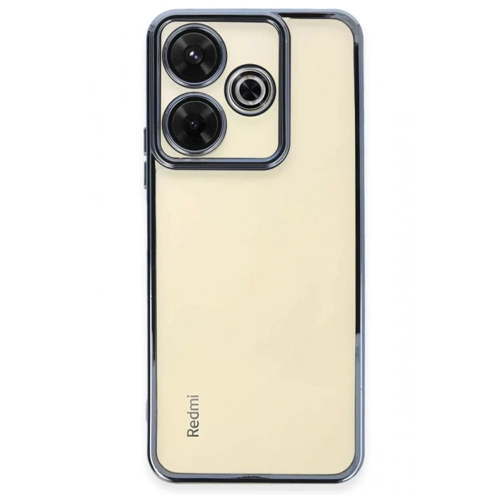 Xiaomi Redmi 13 4G Kılıf Lensli Silikon - Açık Mavi