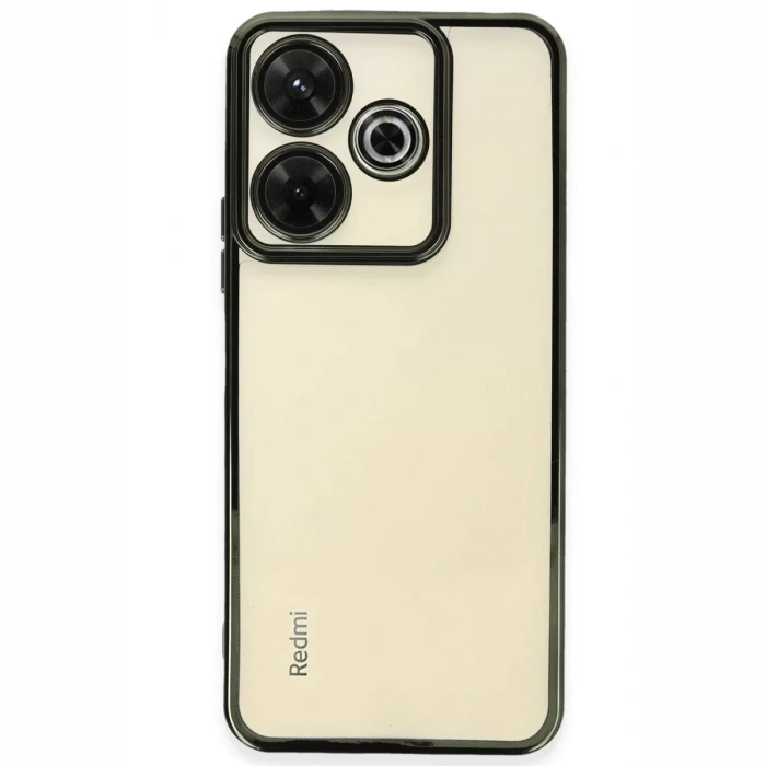 Xiaomi Redmi 13 4G Kılıf Lensli Silikon - Yeşil