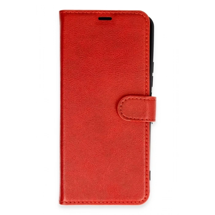 Xiaomi Redmi 13 4G Kılıf Trend S Plus Kapaklı Kılıf - Kırmızı