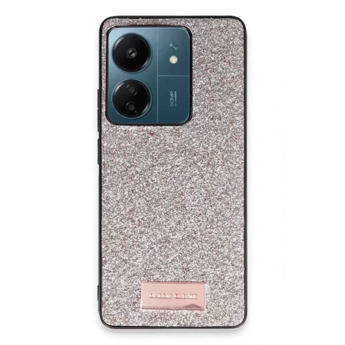 Xiaomi Redmi 13C Bright Simli Kapak - Gold