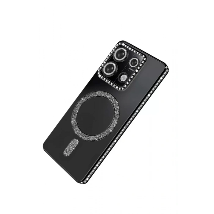 Xiaomi Redmi 13C Joke Simli Magneticsafe Kılıf - Siyah