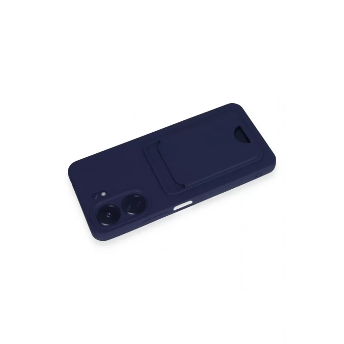 Xiaomi Redmi 13C Kılıf Kelvin Kartvizitli Silikon - Lacivert