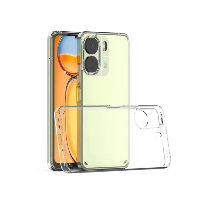 Xiaomi Redmi 13C Kılıf Lüx Şeffaf Silikon