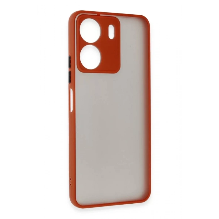 Xiaomi Redmi 13C Kılıf Montreal Silikon Kapak - Kırmızı