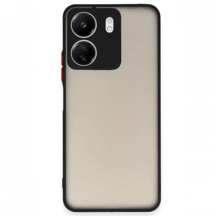 Xiaomi Redmi 13C Kılıf Montreal Silikon Kapak - Siyah