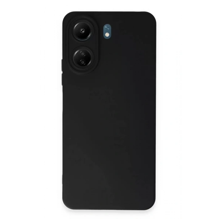 Xiaomi Redmi 13C Kılıf Nano içi Kadife Silikon - Siyah