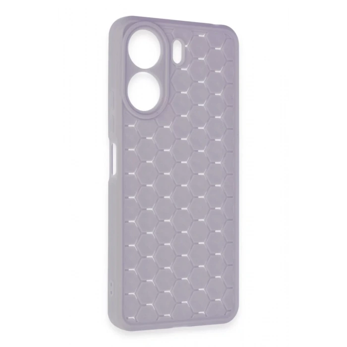 Xiaomi Redmi 13C Kılıf Petek Silikon Kapak - Lila