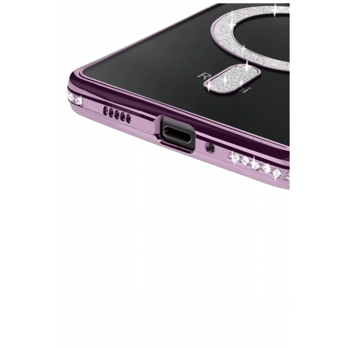 Xiaomi Redmi 14C Joke Simli Magneticsafe Kılıf - Derin Mor